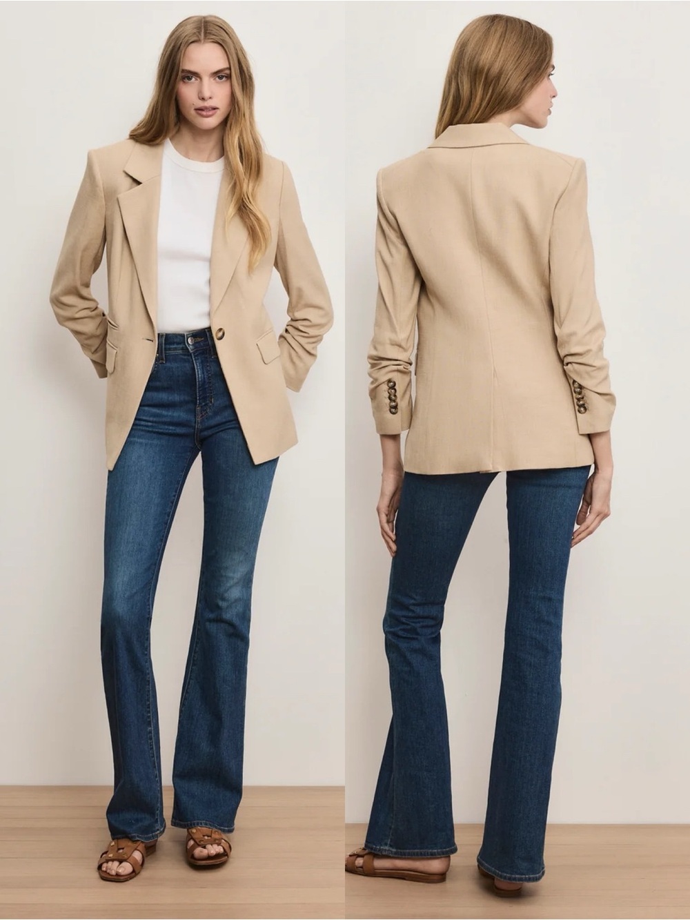 Veronica Beard | NWOT Battista Dickey Jacket in Stone Khaki 4